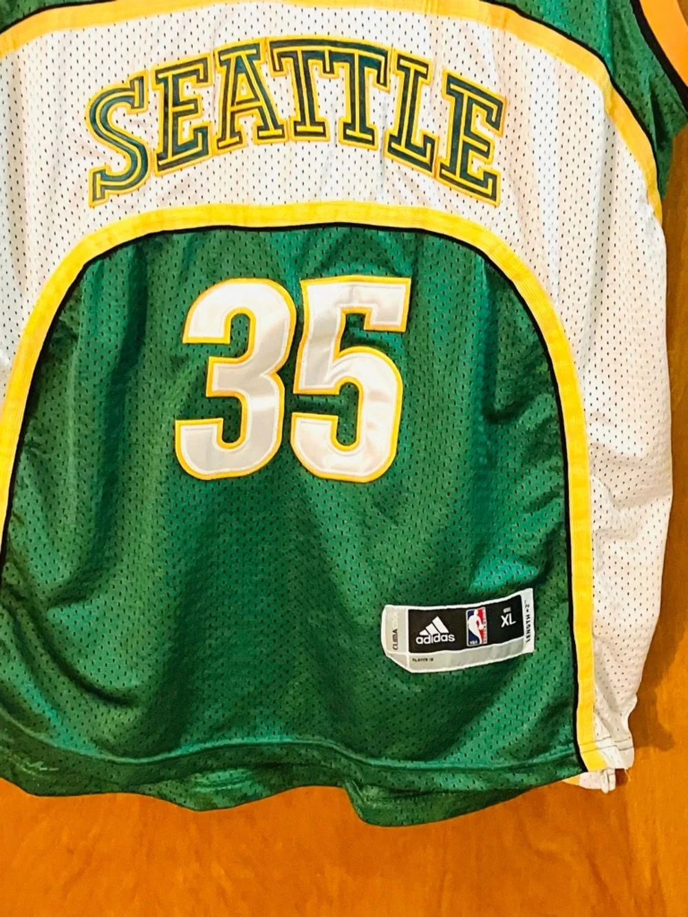Adidas NBA Kevin Durant #35 Seattle Super Sonics Rookie Jersey Men’s XL Read - Picture 4 of 10